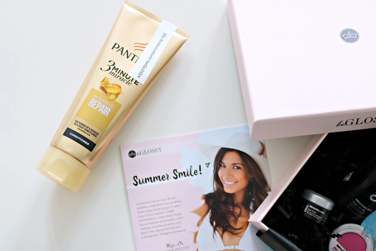 beGLOSSY Summer Smile {przegląd pudełka siepień 2017} - PANTENE