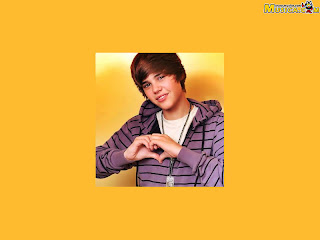 Yellow wallpapers of Justin Bieber