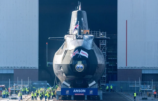 Threatened by Russian War, UK Shows off the World's Most Advanced 'HMS Anson' Nuclear Submarine