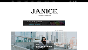 Janice Responsive Blogger Template For Fashion and Lifestyle Blogs - Responsive Blogger Template