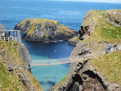 Carrick-a-Rede, el puente colgante en Irlanda del Norte