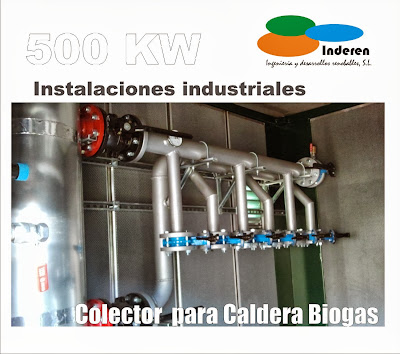 colector para caldera de biogas contenedor prefabricado