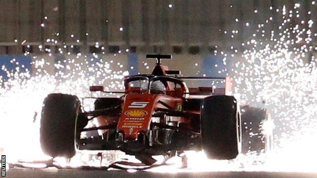 Lewis Hamilton wins Bahrain GP after Charles Leclerc loses power