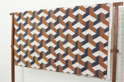 Desain Kain Batik Modern 3 Dimensi