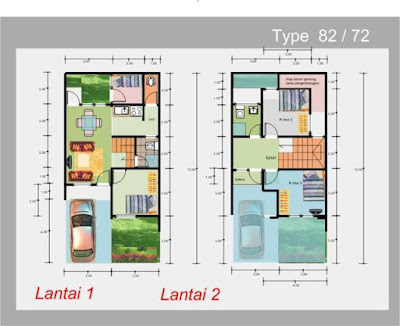 Plan Minimalist Modern 2 Floors