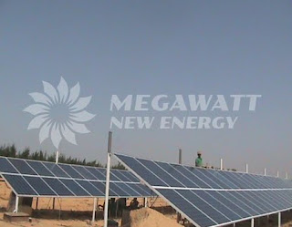 Solar power irrigation project in Sadat