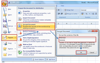 Cara Membuat Password Dalam Excel 2007 - JurnalExcel.com