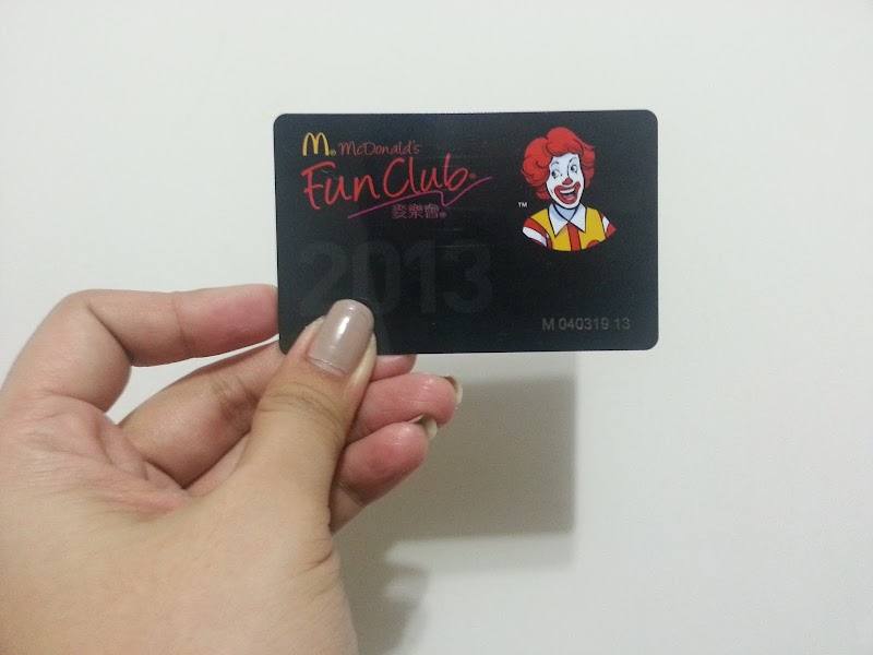 McDonald's Fun Club Membership for 2013