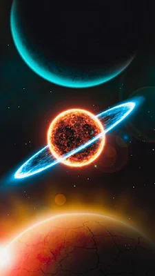 Planet Formation iPhone Wallpaper