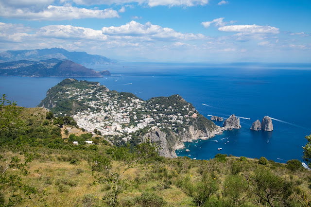 Panorama dal Monte Solaro-Anacapri-Capri