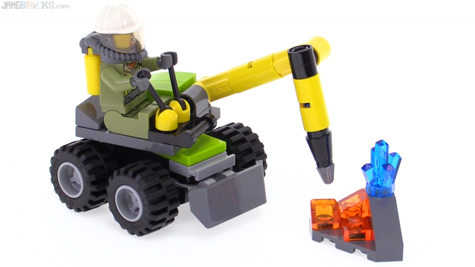 LEGO City Volcano Jackhammer polybag review! 30350