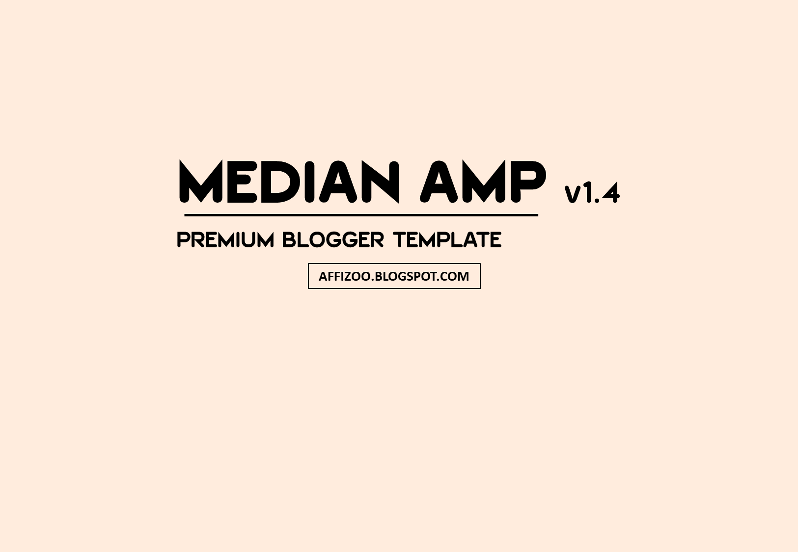 Median UI + AMP Premium Blogger Template [Available] Free Download