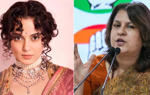 कांग्रेस नेता सुप्रिया श्रीनेत के हैंडल से कंगना रनौत के लिए अपमानजनक टिप्पणी
