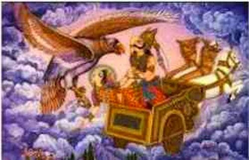 Ravan Flying Chariot Pushpak Viman