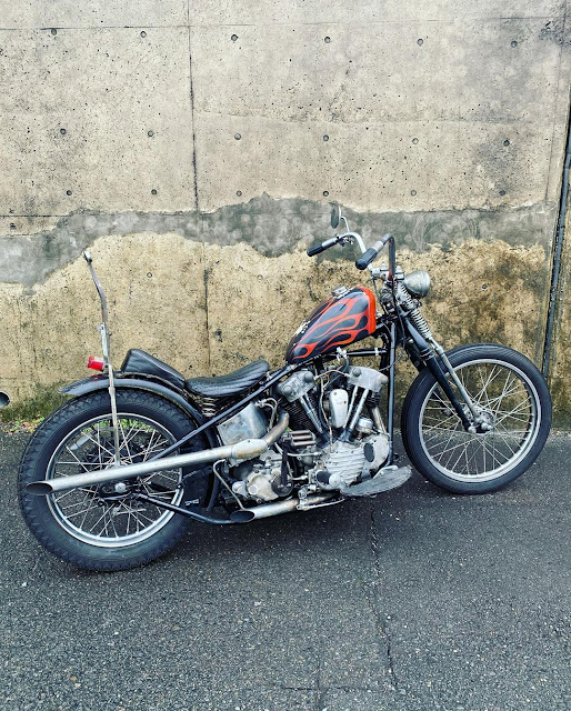 Harley Davidson Knucklehead By Duas Caras Cycles