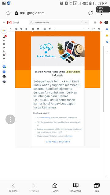 Hadiah - Hadiah Menarik Yang di Dapatkan Oleh Local Guide (Penkontribusi GoogleMap)