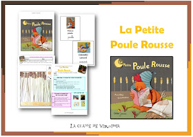 Dossier pédagogique la petite poule rousse, exploitation pédagogique, maternelle PS, MS, GS, puzzles couvertures la petite poule rousse, fabriquer une poule, fabriquer un moulin en maternelle