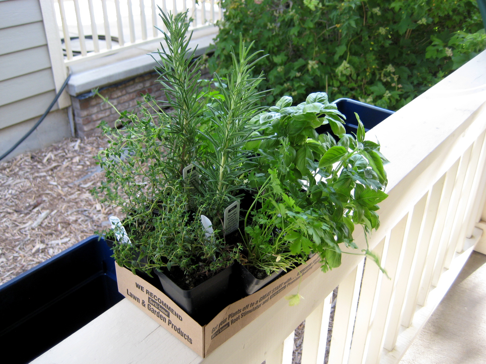 Handmade Homebody: Window Box Herb Garden