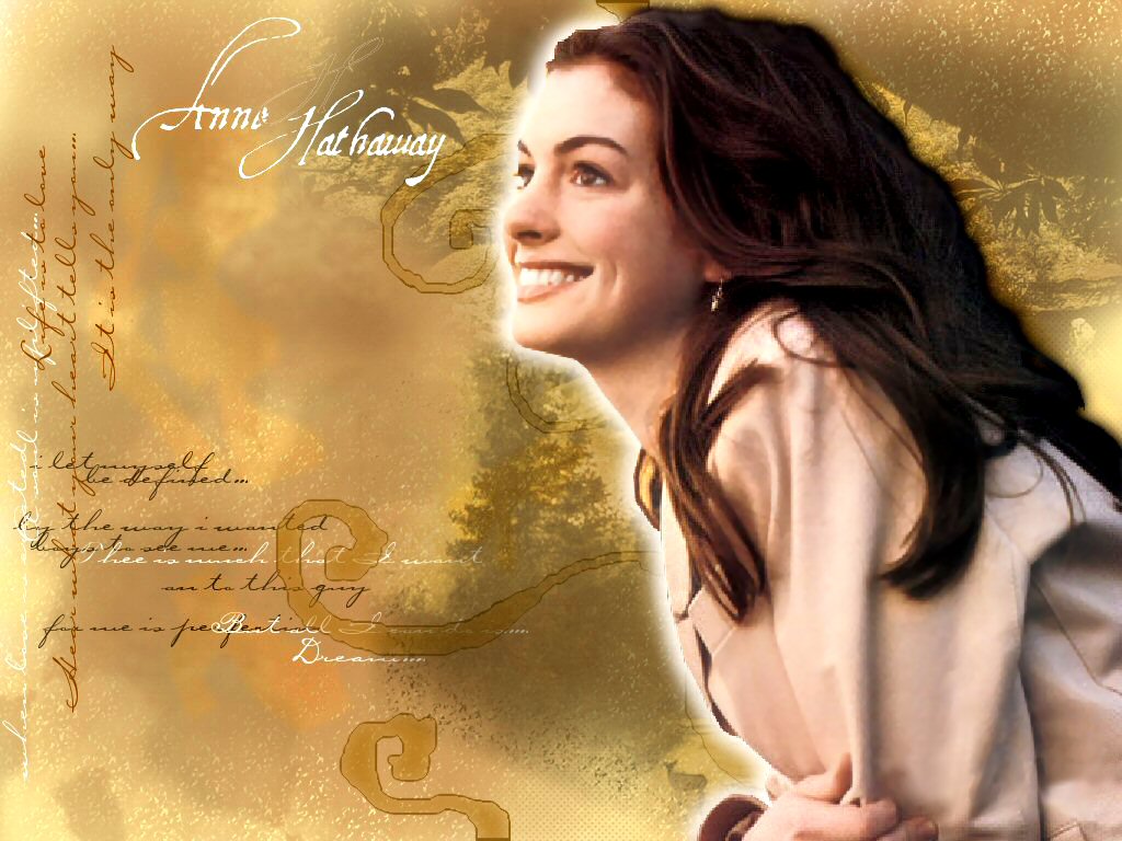 anne hathaway wallpaper