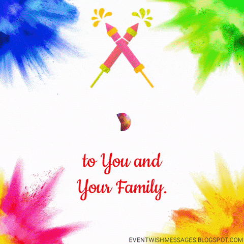 Animated Happy Holi Wishes Images, Happy Holi 2022 GIF Images