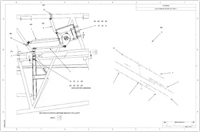 Methods of aircraft drawing illustration