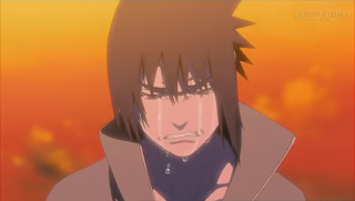 Sasuke crying