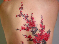 Amazing cherry blossom tattoos in 2018