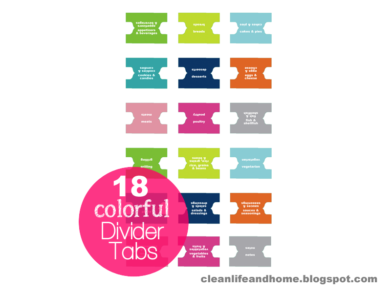 Free printable binder spine labels