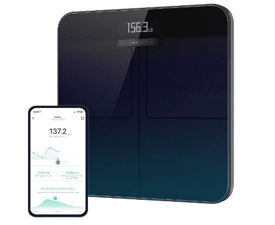 Amazfit D2003EU2N Digital Smart Scale for Body Weight