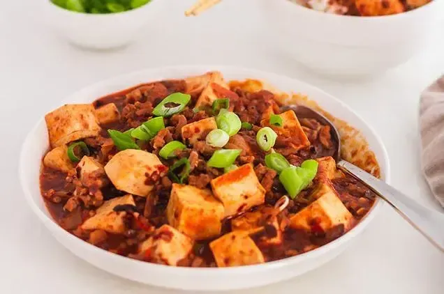 Spicy Szechuan Style Bean Curd Plate
