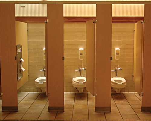 Public Bathroom Stall