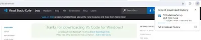 Visual Studio Code Downloading