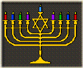 menorah from Kaboose