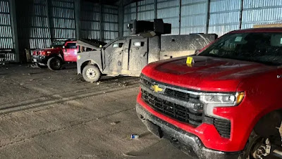 Workshop Used to Make Narco Tanks Raided in Sinaloa Cartel Territory in Sonora