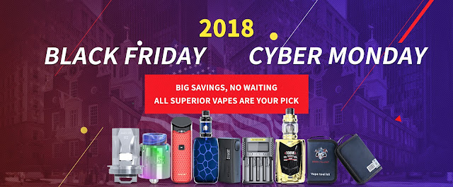 Don't Miss the 2018 Black Friday Vape promotion