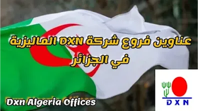 عناوين فروع شركة Dxn في الجزائر