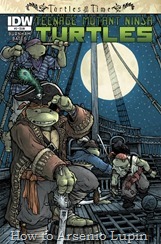 Actualización 07/02/2018: El Yojan de Archivo de Comics y TMNTcomics nos trae un nuevo numero de esta miniserie. ¡Las tortugas llegan a alta mar cuando caen en medio de una batalla pirata! Pero no saben que el verdadero líder de los piratas es un enemigo con el que están demasiado familiarizadas. Ahora Las tortugas dependerán de su valeroso capitán para poder salir de ese período de tiempo con vida, un capitán llamado ¡¿Miguel Ángel ?! ¡Turtle Power!