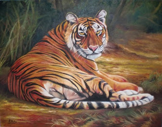 Rumondang Art Gallery Lukisan  Harimau