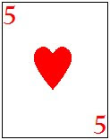 five of hearts