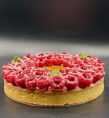 TARTE FRAMBOISE de CYRIL LIGNAC