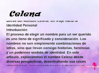 significado del nombre Celena