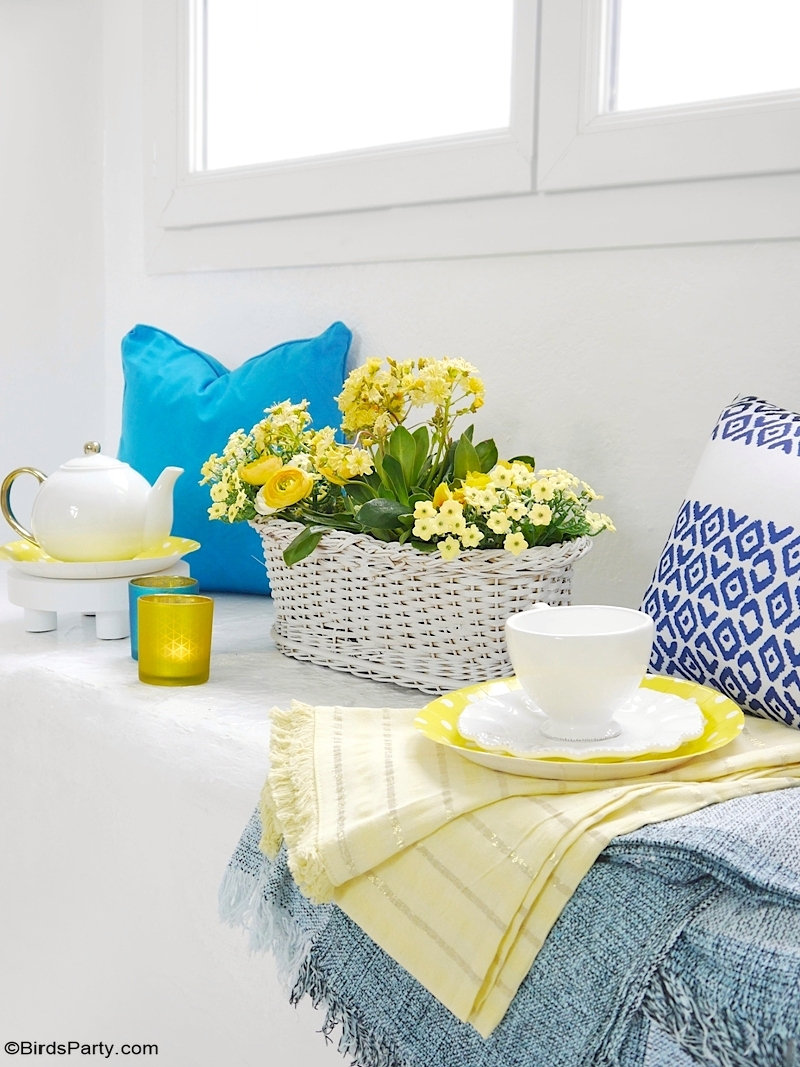 Idées Simples de Décoration d'été et Tables Estivales -  - idées faciles et rapide pour décorer votre intérieur ou une table estivale!