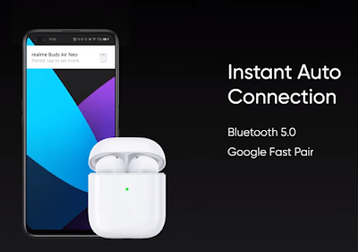 Auto connection feature of realme buds air neo