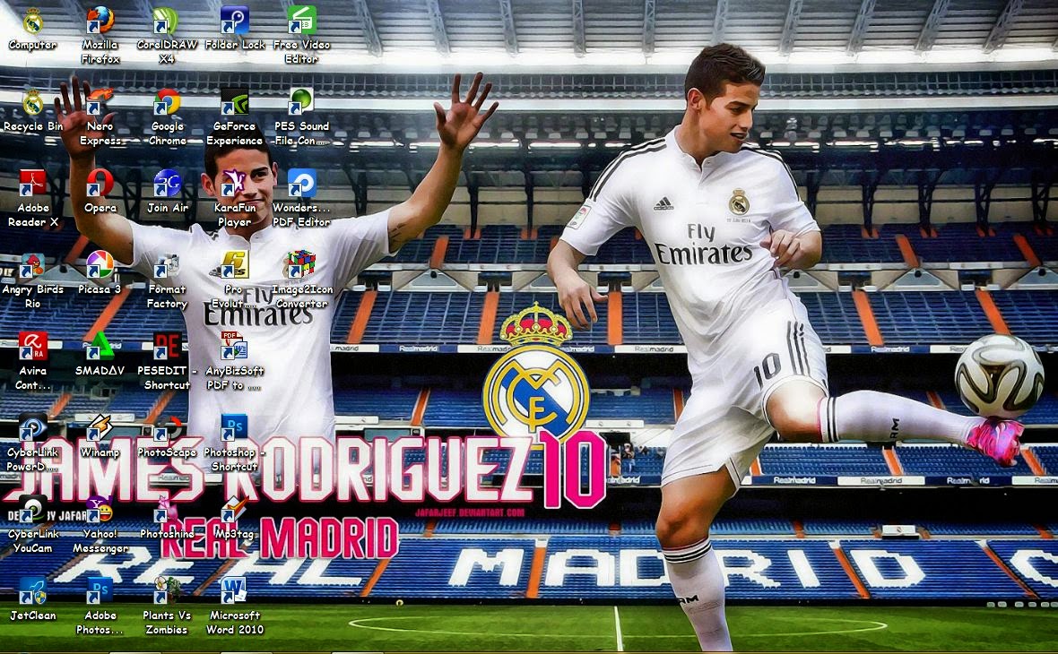 Download Tema Real Madrid Terbaru 2015 Windows7 Cahaya Mentari