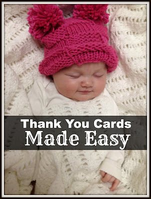 Baby Shower Thank You Cards Made Easy