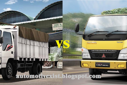 Bingung Pilih Truk Isuzu Elf Atau Mitsubishi Colt Diesel