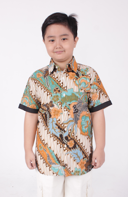 Model Baju Batik Anak Laki Laki Kekinian