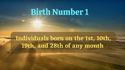 Birth Number 1