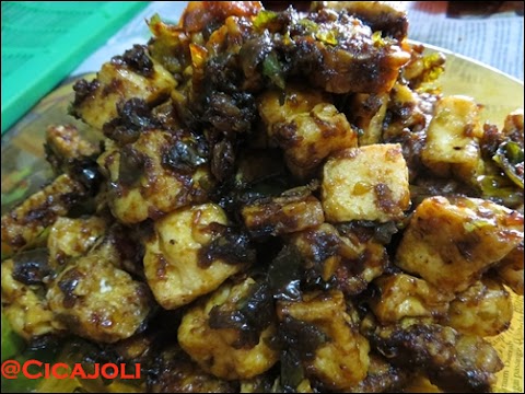 Oseng-oseng tahu tempe basah