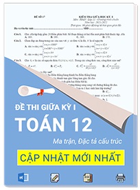 Đề thi giữa kì toán 12